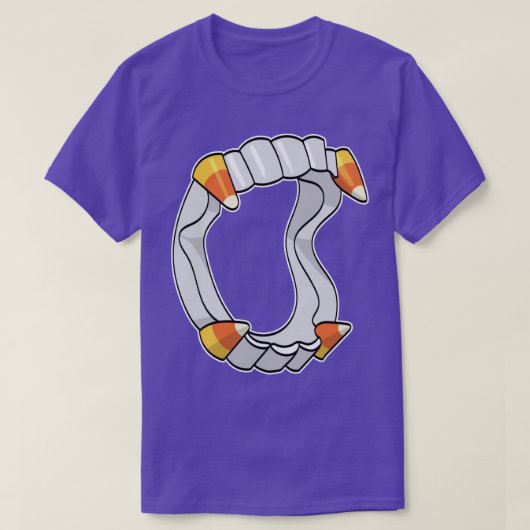 Candy Corn Vampire Fangs 2 T-Shirt (Design vorne)