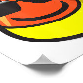 Candy Corn Wearing Sonnenbrillen Poster (Ecke)