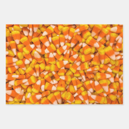 Candy Corn Wrapping Paper Geschenkpapier Set
