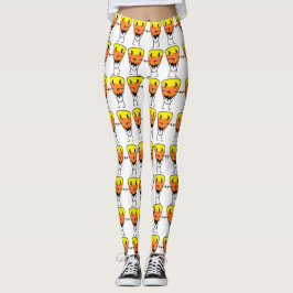 Candy Corn Zombie Leggings Halloween Stretch Pants