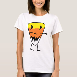 Candy Corn Zombie T - Shirt Halloween Women's T-Sh
