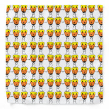 Candy Corn Zombies Doggy Bandana Halloween Scarf