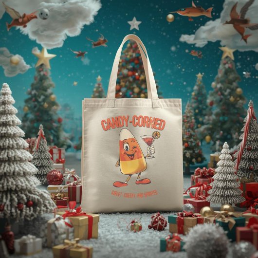 Candy-Corned – Lustiger Weihnachts-Candy-Corn-Wort Tragetasche