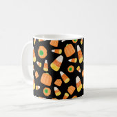 Candy Corns und Pumpkins Tasse (Vorderseite Links)