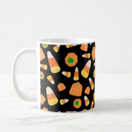 Candy Corns und Pumpkins Tasse