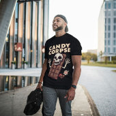 Candy Corpse Funny Halloween Candy Pub Tri-Blend Shirt