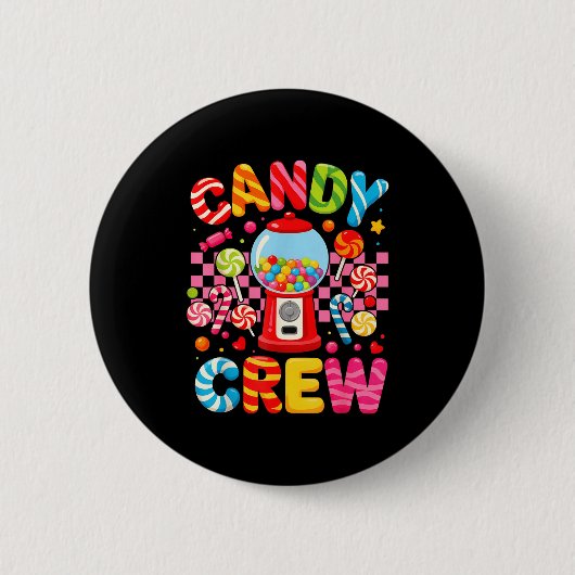 Candy Costume Candy Crew Candy Lover Sweetie Women Button (Vorderseite)