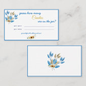 Candy Count Challenge Platzkarte (Vorne/Hinten)