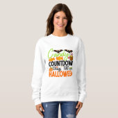 Candy Countdown Days bis Halloween Sweatshirt (Vorne ganz)