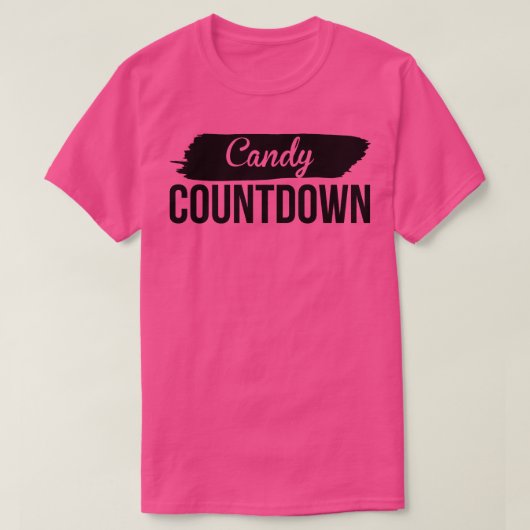 Candy Countdown T-Shirt (Design vorne)