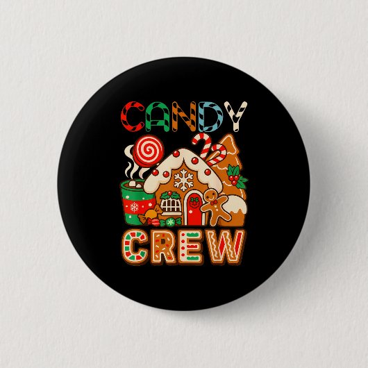 Candy Crew Candy Costume Women Candy Land Kids Swe Button (Vorderseite)
