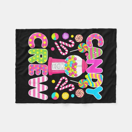 Candy Crew Candy Costume Women Candy Land Kids Swe Fleecedecke (Vorderseite (Horizontal))