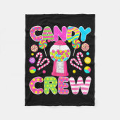 Candy Crew Candy Costume Women Candy Land Kids Swe Fleecedecke (Vorderseite)