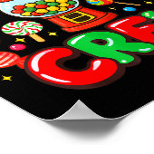 Candy Crew Candy Costume Women Candy Land Kids Swe Poster (Ecke)