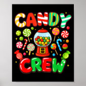 Candy Crew Candy Costume Women Candy Land Kids Swe Poster (Vorne)