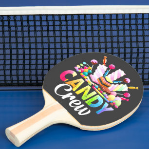Candy Crew Candy Land Dekorationen Sweetie Candy Tischtennis Schläger