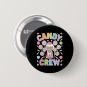 Candy Crew - Colorful Themed Party Group Kostüme Button (Vorne & Hinten)