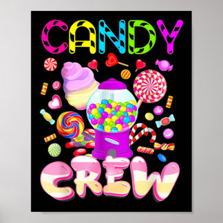 Candy Crew Kostüm Candy Land Kids Boy Girls Sweet Poster