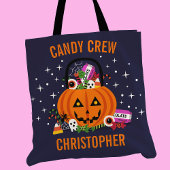 Candy Crew Pumpkin Bucket Personalisiert Halloween Tasche
