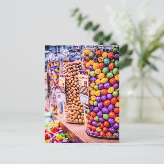 Candy Crush Postkarte (Stehend Vorderseite)