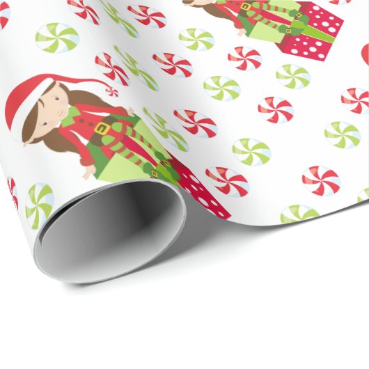 Candy Crush Weihnachten Geschenkpapier (Rolleneckpunkt)