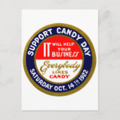 Candy Day 1922 Postkarte (Vorderseite)