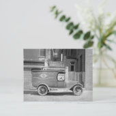 Candy Delivery Truck, 1926 Postkarte (Stehend Vorderseite)