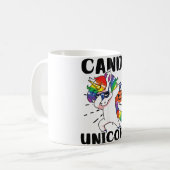 Candy Design Halloween Unicorn Kaffeetasse (Vorderseite Links)