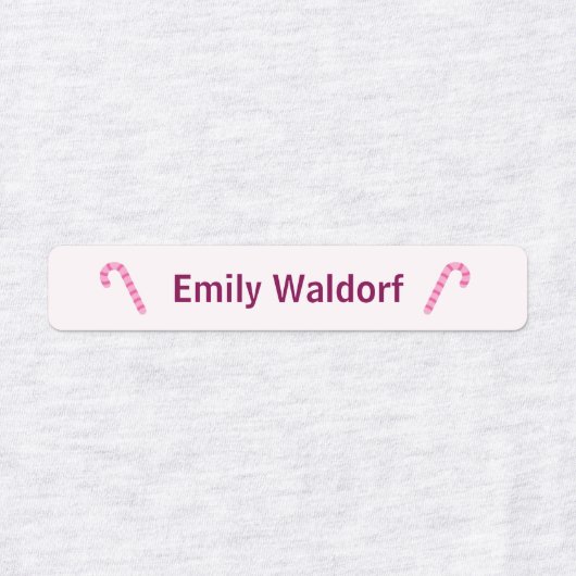 Candy Design Kids' Name Clothing School Labels Etiketten (Design 1)