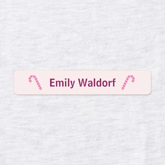 Candy Design Kids' Name Clothing School Labels Etiketten (Design 2)