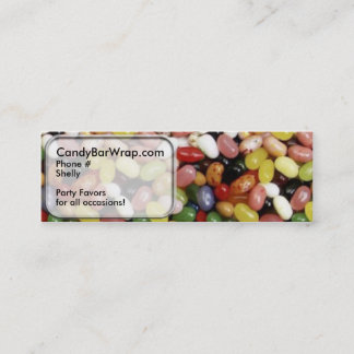 Candy Design Skinny Business Cards Mini Visitenkarte