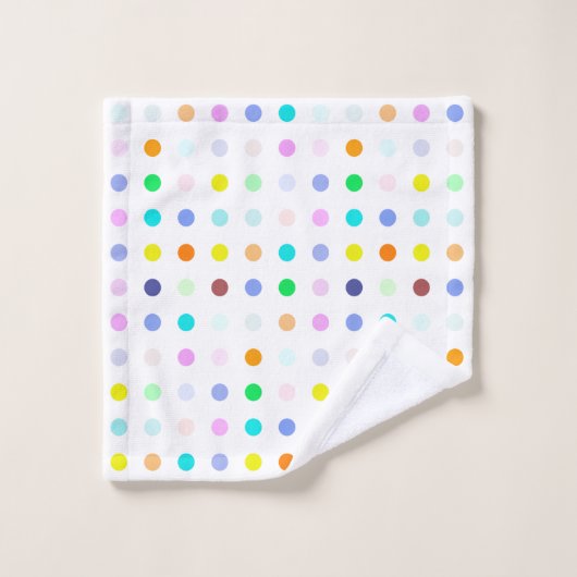 Candy Dot Badhandtuch Set (Waschlappen)