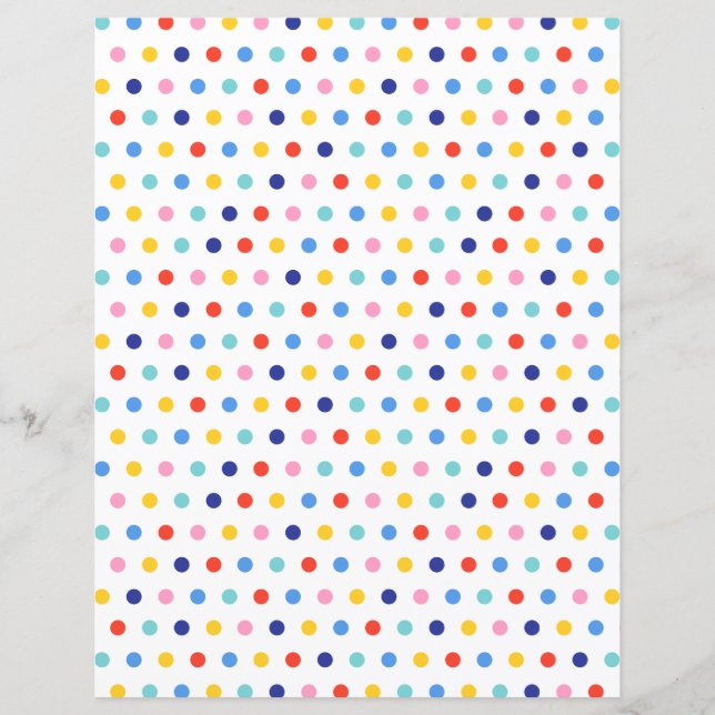 Candy Dot Delight Scrapbook Paper (Vorderseite)
