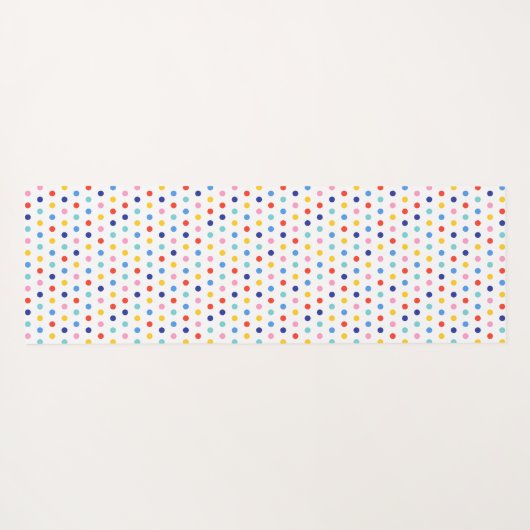 Candy Dot Delight Yogamatte (Rückseite (Horizontal))
