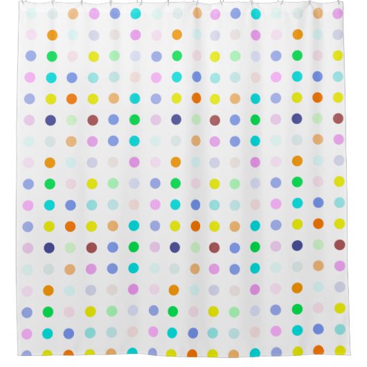 Candy Dot Duschvorhang (Vorderseite)