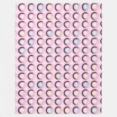 Candy Dots Party Pastel Fleecedecke (Vorderseite)