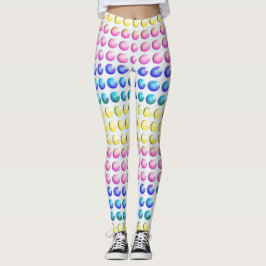 Candy Dots Pastel Candy Color Polka Dotted Leggings