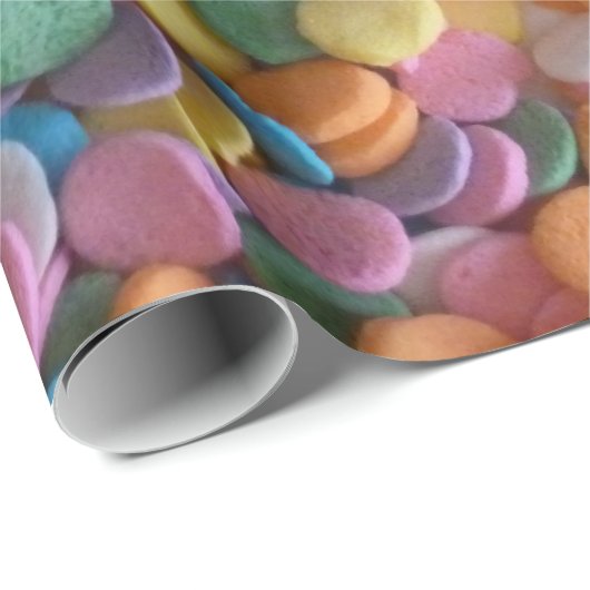 Candy Dots Pastel farbiger Jeden Anlaß Geschenkpapier (Rolleneckpunkt)