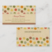Candy Dots Visitenkarte (Vorne/Hinten)