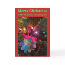 Candy Drops Weihnachts-Grandtochter-Karte