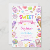 Candy-Einladung Einladung (Vorderseite)