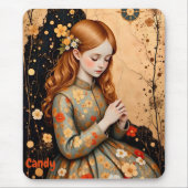 CANDY ~ Elegantes Vintages Mädchen ~ Mousepad (Vorne)