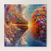 Candy Eruption in einem süßen Wunderland Puzzle (Horizontal)