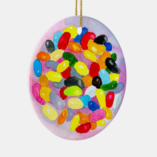 Candy farbenfrohe Gelee Lollys Keramik Ornament (Rechts)