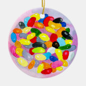 Candy farbenfrohe Gelee Lollys Keramik Ornament (Vorne)
