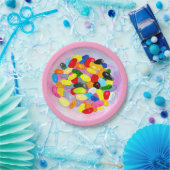 Candy farbenfrohe Gelee Lollys Pappteller (Party)