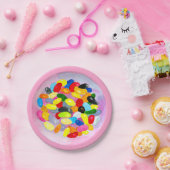 Candy farbenfrohe Gelee Lollys Pappteller (Party)