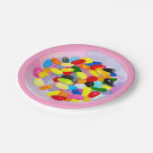 Candy farbenfrohe Gelee Lollys Pappteller (Schrägansicht)