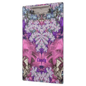 CANDY ~ FLORAL! ~ Lila Pink White und Blue ~ Klemmbrett (Links)