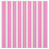 Candy Floss Pink Gemustert Strip Stoff (Muster)